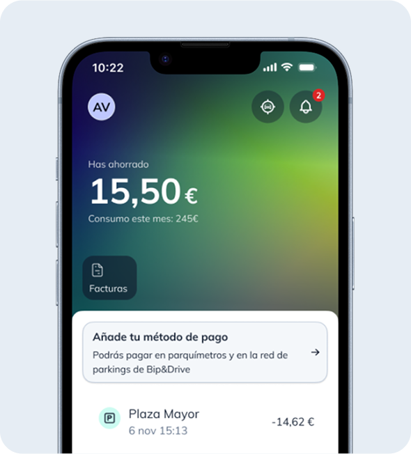 Aparca, reposta y ahorra desde tu móvil